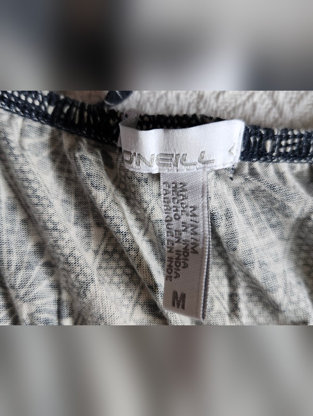 O'NEILL Jenna Ink Blue Geometric Print Maxi Dress. Size Medium. - Picture 12 of 15